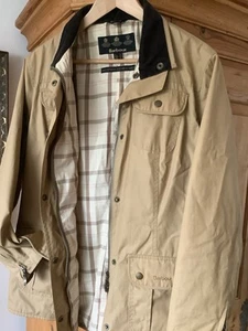 Barbour Utility Lumi Damen Jacke EU44 beige wasserdicht Baumwolle beschichtet - Bild 1 von 7
