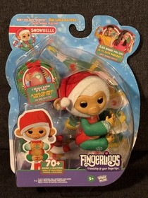 NEW Fingerlings Baby Monkey Snowbelle Figure - 2023 Holiday - New In Box