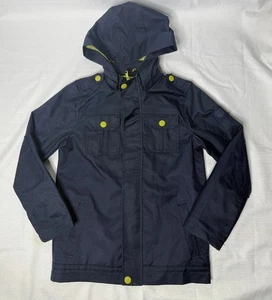 Urban Republic Kids Boys Jacket Zipper Hoodie Water Resistant Blue 10/12 - Picture 1 of 9