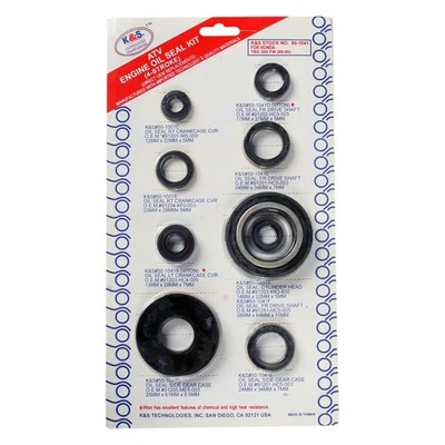 K&S Technologies Engine Oil Seal Kit for 1988-2000 Honda TRX300FW FourTrax 4x4 - Image 1 of 2