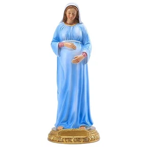 Pregnant Virgin Mary Statue Mother Of God - Resin - 8.4" - NEW - Picture 1 of 5