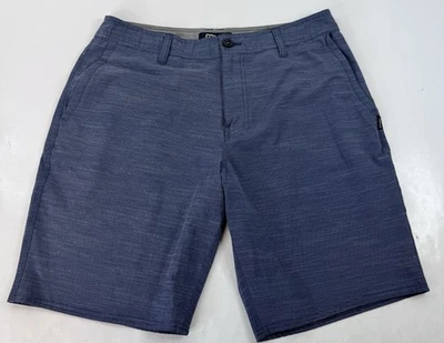 Pantalones Cortos Híbridos O’Neill Para Hombres 32 Azul Brezo Ligeros Bolsillos con Cremallera Foto 1 de 4