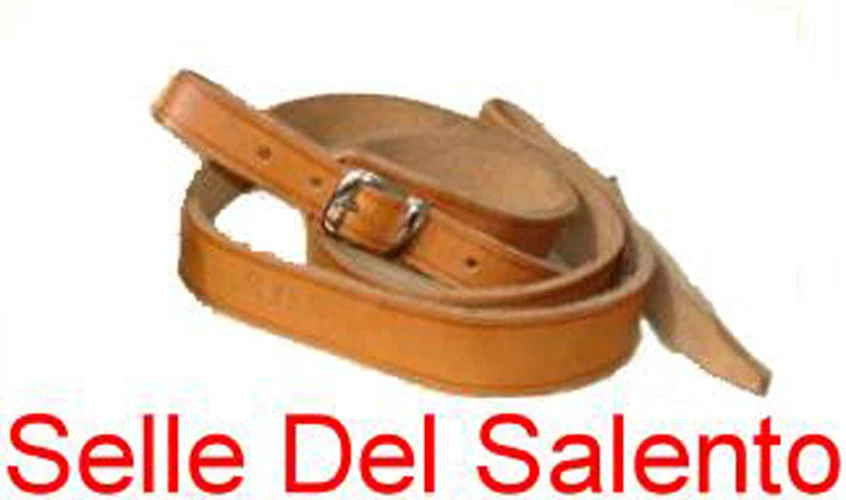 SELLE DEL SALENTO Tracolla in cuoio x fucile caccia tiro a piattello Leather shoulder rifle gun