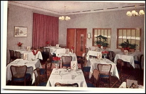 BERNE Bern Schweiz ~1950 Bahnhof-Buffet de la Gare Innenansicht Gaststätte - Bild 1 von 1