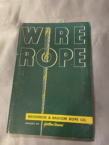 Stahlseil-/Drahtseilführung (Broderick & Hanscom Rope Co.). - Bild 1 von 2