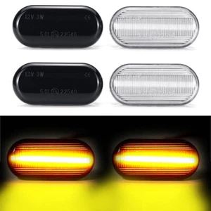 2Pcs For Nissan Navara D40 350Z Qashqai Dynamic Side Marker Indicator Light - Picture 1 of 14
