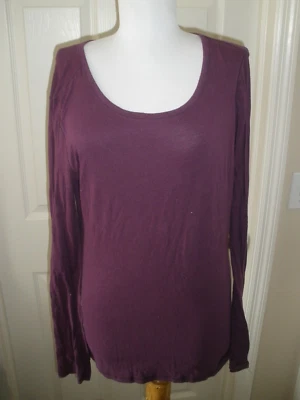 Ropa de dormir para mujer manga larga Xhilaration L granate (46) Foto 1 de 4