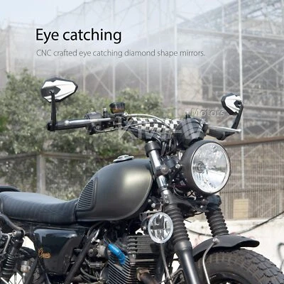 США пошлины оплаченный бар конец зеркала 4Rizz белый для 2016 - Triumph скорость тройной R/S - Изображение 1 из 4