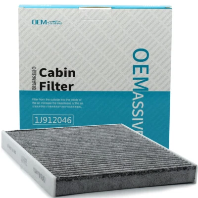 Pollen Cabin Air Filter 5Q0819653 5Q0819644  For VW Golf Jetta Tiguan Audi A3 TT - Image 1 of 4