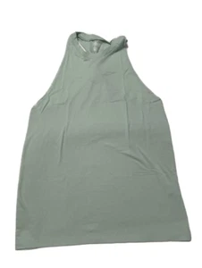 Victoria Secret PINK Tank Top Womens XS Relaxed Fit Twist Back Soft Sage Green - Picture 1 of 2