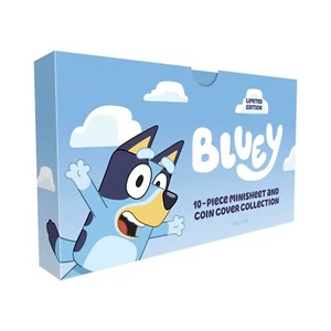 Bluey 2024 Limited Edition 2-Coin and Minisheet Collection Set 25 Australia Post - Picture 1 of 12