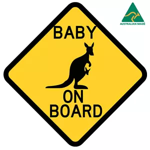 Baby On Board Vinyl Decal Sticker 13 cm x 13 cm - Picture 1 of 2