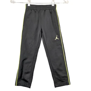 Nike Jordan Boy's Sweat Pants Black 4 XS 3-4Yrs Side Stripe Youth - Picture 1 of 11