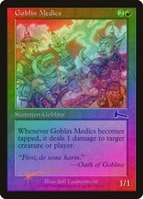 Goblin Medics FOIL Urza's Legacy HEAVILY PLD Red Common MAGIC MTG CARD ABUGames