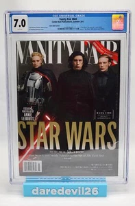 Summer 2017 VANITY FAIR "Star Wars The Last Jedi" Dark Side Variant CGC 7.0 - Picture 1 of 3