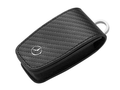 Genuine Mercedes-Benz Black Carbon Leather Key Wallet Gen 6 B66958411