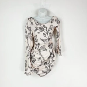 .. Prettylittlething gorgeous floral print ruched off the shoulder dress size 10 - Picture 1 of 5