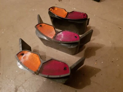 INDICATOR HANDBRAKE OIL INDICATOR LIGHT ORIGINAL Opel Rekord C Commodore A Speedometer - Image 1 of 4