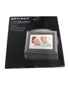 Optimus 7” Inch LCD Digital Photo Frame 16MB JPEG 16-664 New (Open Box) - Picture 1 of 4