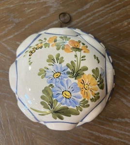 Bassano Keramikform dekoratives Wanddisplay Italien florales Design 6" handbemalt - Bild 1 von 14