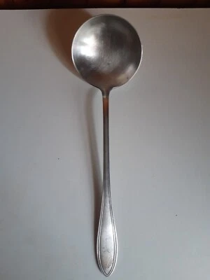 louche métal argenté orfèvre poinçon SA service table cuisine argenterie - Photo 1/4