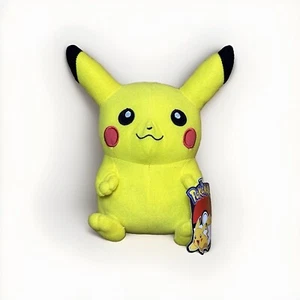 Neu mit Etikett Pokeman Pikachu 14 in 2021 Plüschtier Stofftier sitzend Toy Factory Nintendo - Bild 1 von 18