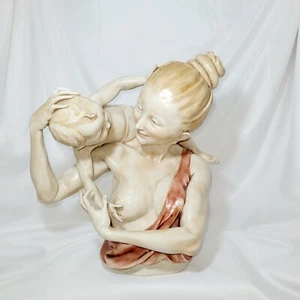 Guiseppe Armani For Capodimonte Mother And Child Limited Edition #31 Of 250 Bust - Picture 1 of 18