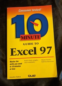 10 Minute Guide to Excel 97 by Jennifer Fulton PB - Picture 1 of 4