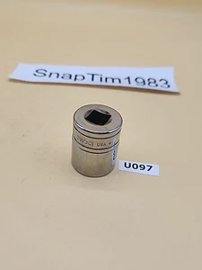 Snap On Tools 1/2" Drive 6pt 15/16" SAE Shallow Chrome Socket TW301 - Picture 1 of 4