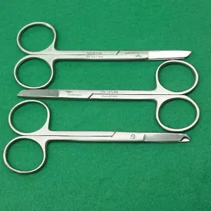 3 O.R SPENCER STITCH SUTURE SCISSORS 4.5" SURGICAL INSTRUMENT ( ROUND PATTERN ) - Picture 1 of 3