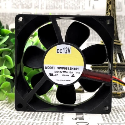 For Sanyo 9WP0812H401 IP68 Waterproof Fan 8025 80mm DC12V Case Cooling Fan 3Pin - Image 1 of 2