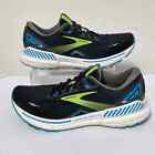 Brooks Shoes Adrenaline GTS 23 Men’s Size 9.5  Black Blue Green Running Sneakers