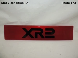 FORD Fiesta - Zierschild hinten rot "XR2" (Interleuchten) NEU - Bild 1 von 3
