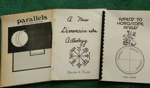 Charles Jayne SIGNED Astrology 1978 + Vivia Jayne Parallels & A New Dimension - Picture 1 of 11