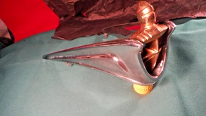 BO26 Lincoln Premier Hood Ornament Vintage Gold Knight 1956 LINCOLN PREMIER CAPRI - Bild 1 von 15