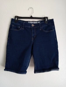 HYDRAULIC "Lola" Curvy Short Girls Blue Jean Shorts 13/14 - Picture 1 of 3