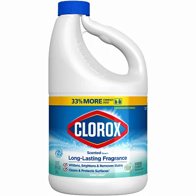 Clorox 32339 sin salpicaduras, aroma a lino limpio, 77 oz. - Cantidad 6 Foto 1 de 2