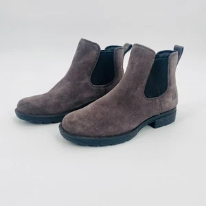 Geboren Größe 6,5 M karbongrau wasserdicht Wildleder Cove Chelsea Booties - Bild 1 von 11
