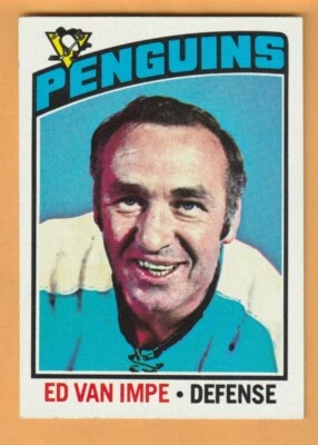 Ed Van Impe Pittsburgh Penguins 1976-77 Topps #157 - Image 1 of 2