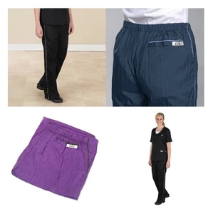 Pants for Groomers Stylists Barbers Cool Contrast Trim Water & Stain Resistant - Picture 1 of 4