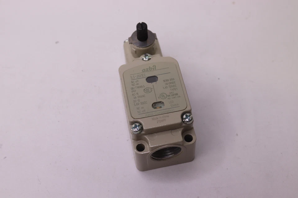 Interruptor de limite de alavanca de rolo Azbil 1LS-J501EC - Imagem 1 de 1