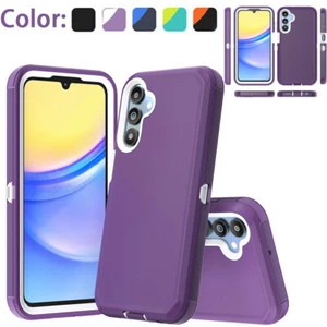 For Samsung Galaxy A15 5G phone Case Heavy Duty Shockproof Hybrid Defender Cover - Picture 1 of 17