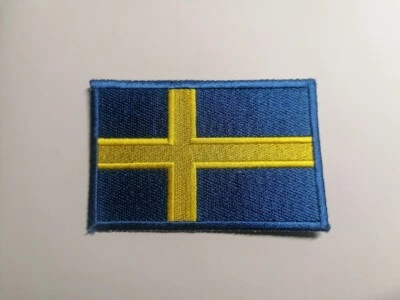 Sweden flag embroidered patch - Image 1 of 2