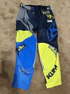 Klim XC Lite Pants -  Kinetik Blue -Size 30 - NEW