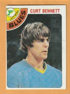 Curt Bennett St. Louis Blues 1978-79 Topps #31 12I - Imagen 1 de 2