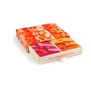 Isaac Mizrahi Bridge Set Spielkarten 2 Deck Neu - Bild 1 von 6