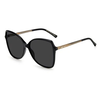 Gafas de sol JIMMY CHOO FEDE/S 807/IR negro dorado gris marco gris oscuro lentes SIN ESTUCHE Foto 1 de 4