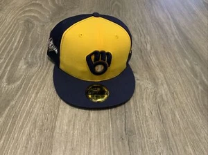 New Era Milwaukee Brewers 59FIFTY 2023 Postseason Hat Men’s Size: 7 3/4 ALT - Picture 1 of 5
