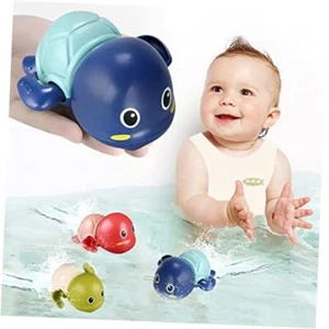  Bath Toys Pack Cute Swimming Turtle Bath Toys for Toddlers 1 3 Blue Turtle - Picture 1 of 7