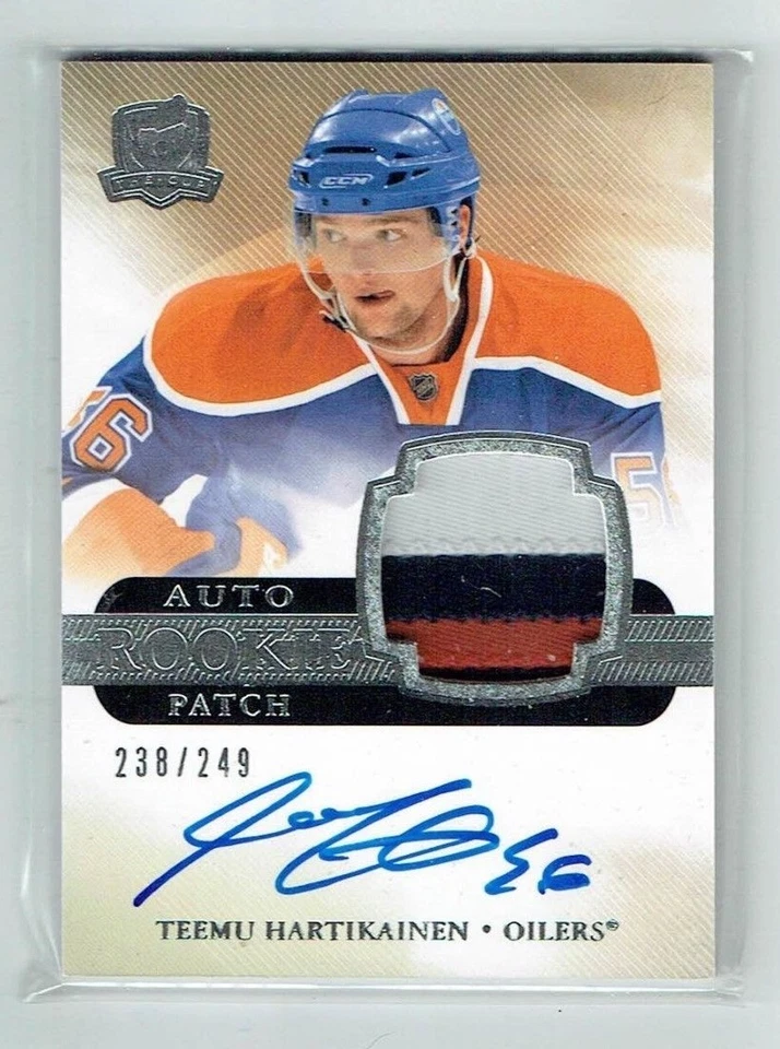 11-12 UD Upper Deck The Cup  Teemu Hartikainen  /249  Rookie  Patch  Auto - Image 1 of 1